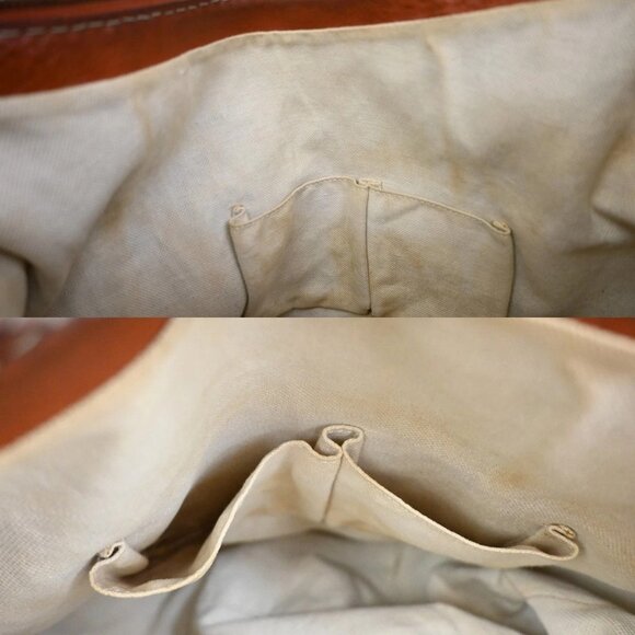 GUCCI Logo GG Pattern 2Way Shoulder Bag Canvas Leather Brown Orange 86KB534 - Picture 16 of 16